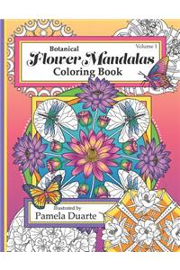 Botanical Flower Mandalas, Volume 1