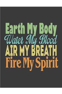 Earth My Body Water my Blood