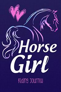 Horse Girl Riding Journal