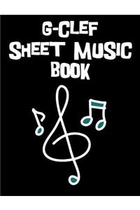 G-Clef Sheet Music Book