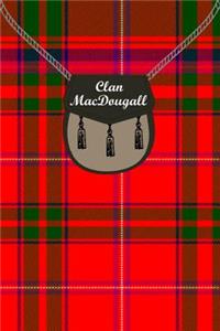 Clan MacDougall Tartan Journal/Notebook