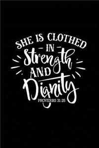 She is Clothed in Strength and Dignity