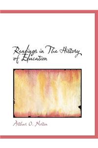 Readings in the History of Education
