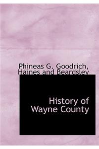 History of Wayne County