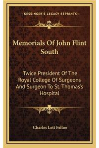 Memorials of John Flint South