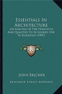 Essentials in Architecture