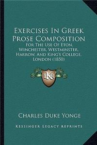 Exercises In Greek Prose Composition