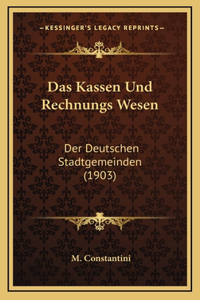 Das Kassen Und Rechnungs Wesen