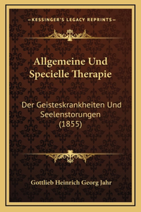 Allgemeine Und Specielle Therapie