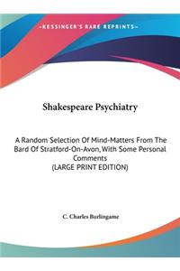 Shakespeare Psychiatry