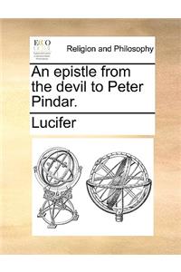 An Epistle from the Devil to Peter Pindar.