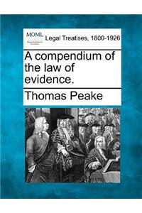 Compendium of the Law of Evidence.