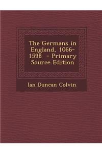 Germans in England, 1066-1598