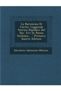 La Baronessa Di Carini