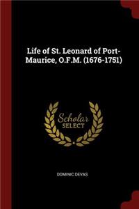 Life of St. Leonard of Port-Maurice, O.F.M. (1676-1751)