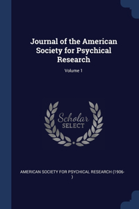 JOURNAL OF THE AMERICAN SOCIETY FOR PSYC