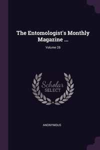 Entomologist's Monthly Magazine ...; Volume 28