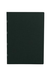 Black on Grey / Black on Grey (set of two) A4 Lined Notebooks