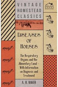 Diseases of Horses - The Respiratory Organs and the Alimentary Canal - With Information on Diagnosis and Treatment