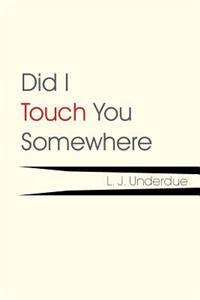 Did I Touch You Somewhere