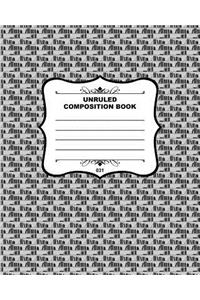 Unruled Composition Book 031