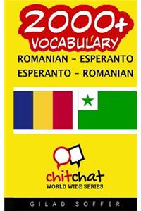 2000+ Romanian - Esperanto Esperanto - Romanian Vocabulary