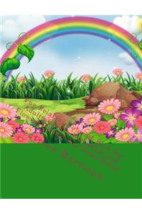 Fun Relaxing Coloring Book for Adults: Garden Butterflies and Flowers Patterns for Stress Relief