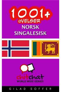 1001+ øvelser norsk - singalesisk