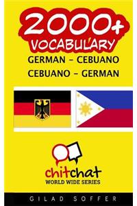 2000+ German - Cebuano Cebuano - German Vocabulary