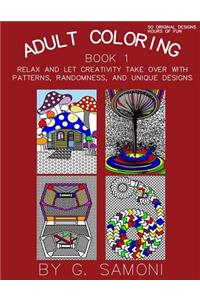 Adult Coloring Book Book 1