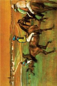 ''Race Horses'' by Edgar Degas - 1888: Journal (Blank / Lined)