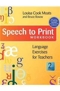 Speech to Print Workbook