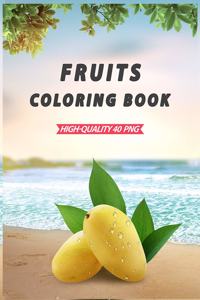 Fruits Coloring Book