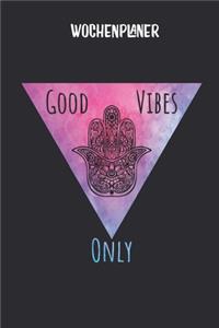 Wochenplaner mit Hamsa Hand als Mandala