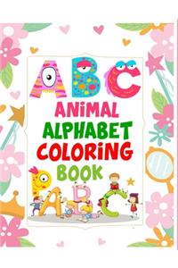 Animal Alphabet Coloring Book