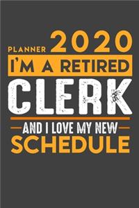 Planner 2020 for retired CLERK