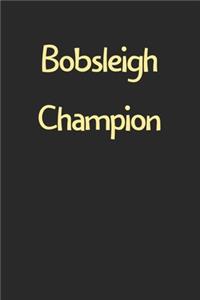 Bobsleigh Champion