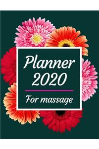 Planner 2020 for massage