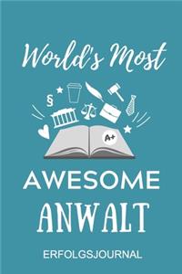 World's Most Awesome Anwalt Erfolgsjournal