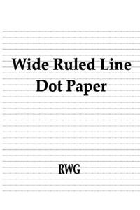 Wide Ruled Line Dot Paper