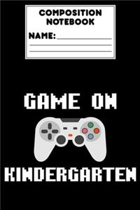 Composition Notebook Game On Kindergarten