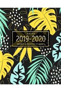 Teacher 2019-2020 Weekly & Monthly Planner