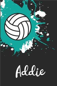 Addie Volleyball Notebook