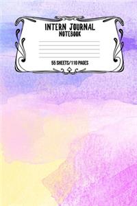 Intern Journal Notebook 55 Sheets/110 Pages