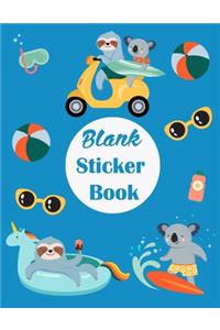 Blank Sticker Book
