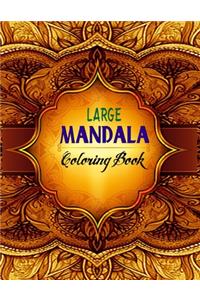 Large Mandala Coloring Book