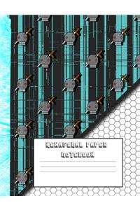 Hexagonal paper notebook