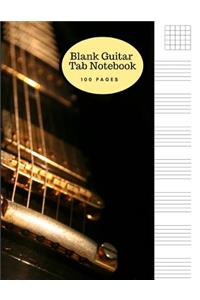 Blank Guitar Tab Notebook