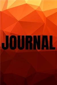 Polygonal Abstract Geometric Background Lined Writing Journal Vol. 5