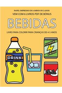 Livro para colorir para crianças de 4-5 anos (Bebidas)